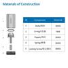 AW® 304 Stainless Steel Female Thread BSPP Check Valve One Way Non-retrun Valves 1/8" 1/4" 3/8" 1/2" 3/4" 1" 150psi