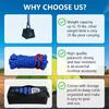 Outdoor Shelter Rope Tensioner Set with 8 Pulley-Style Adjusters and 10 Tie for Tent Use, Tie-Out Control, and Quick Camp Readiness