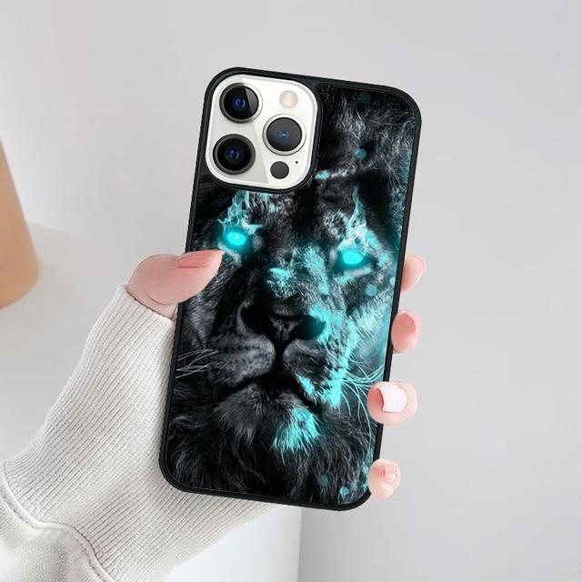 King Lion Roaring Phone Case For For iPhone 17 Air 16 15 11 12 13 14 Pro Max Plus Coque