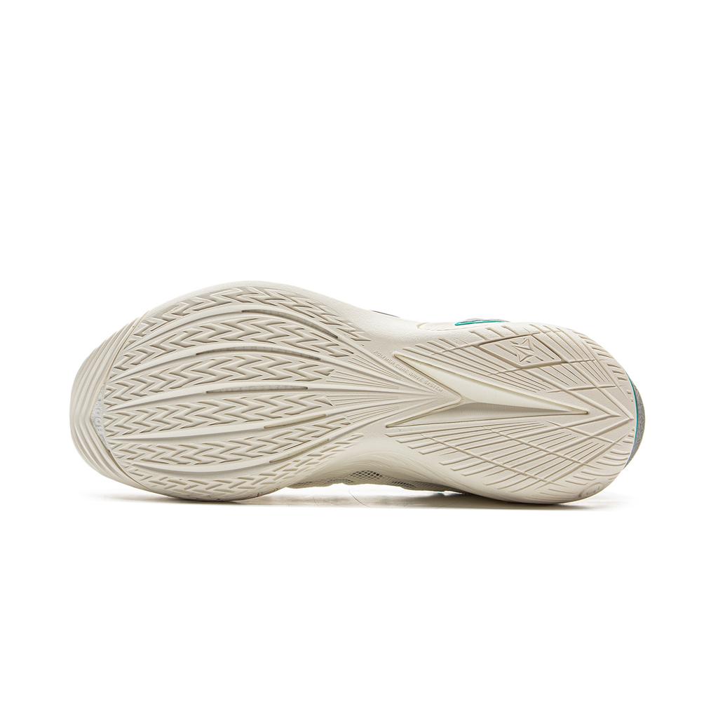 New LiNing Buckets Cushioning, Slip Resistant, And Breathable Low Top Basketball Shoes Men's Ivory ABAV023-9