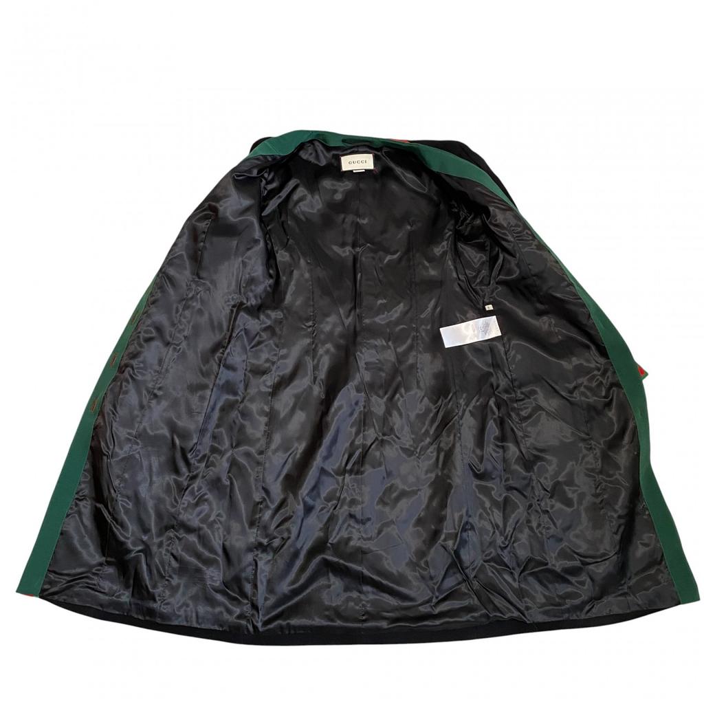 Used GUCCIOther outerwear black/Red / green wool/cotton Women