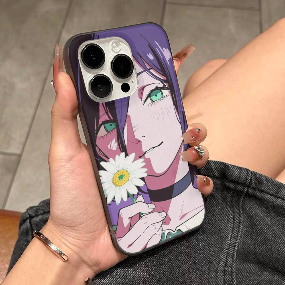

Action Anime Chainsaw Man Reze Arc Soft Corrugated Transparent Phone Case For IPhone 17 15 16 11 12 13 14 Pro Max Plus Pro iPhone 14pro max