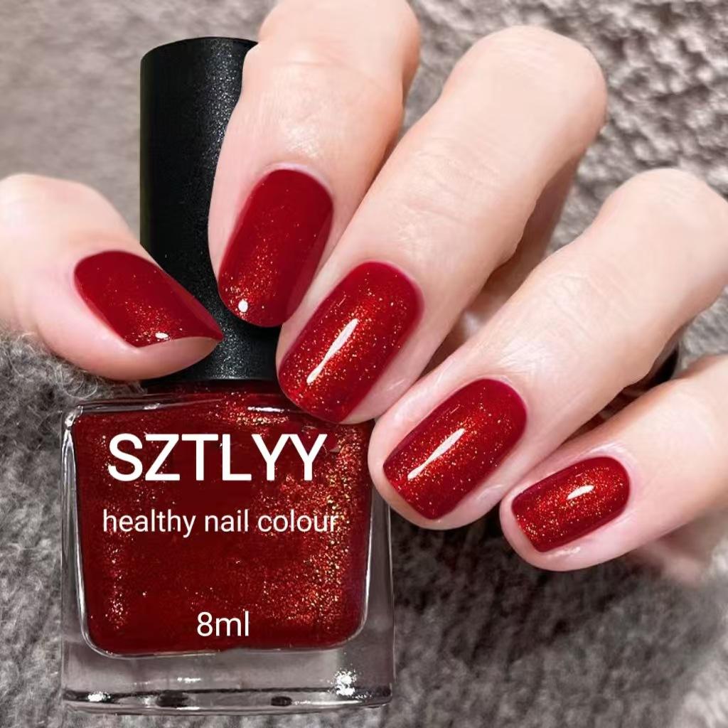 

Нюдовый быстросохнущий водостойкий лак для ногтей - Стойкий, не требующий сушки, не выцветающий, не трескающийся, летняя отбеливающая формула 12