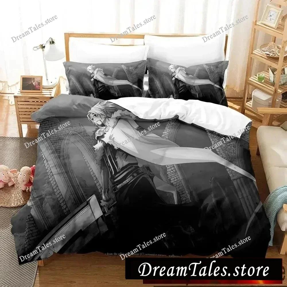 3D Print Anime D.Gray-man Bedding Set Duvet Cover Bed Set Quilt Cover Pillowcase Comforter King Queen Size Boys Adult Bedding
