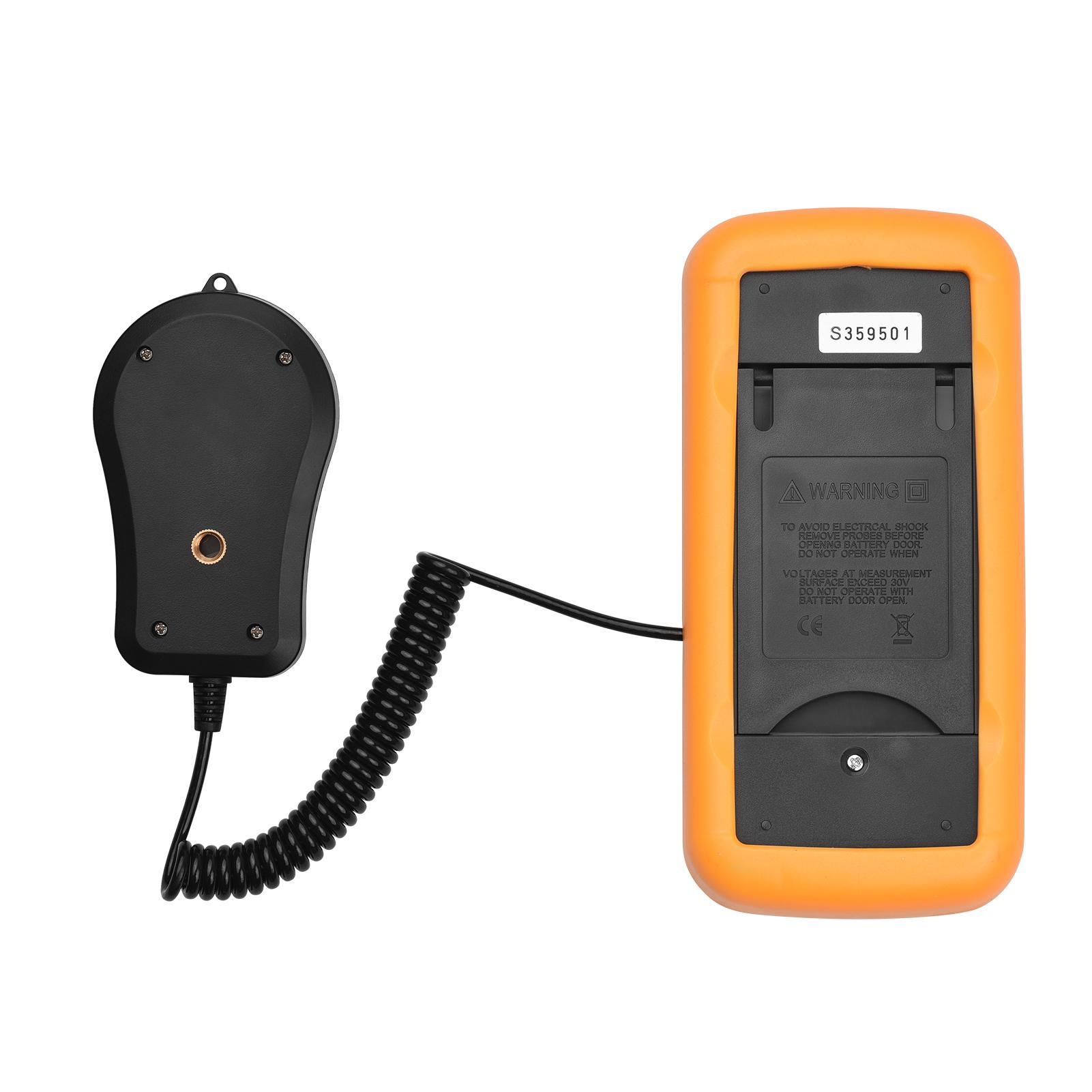 

Цифровой люксметр Ручной диапазон от 200 до 200 000 люкс ЖК-фотометр Портативный ручной люксметр с пиковым значением