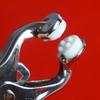 Clover Butterfly Japanese Nipple Clamps,Textured Pads Metal Nipples Clip,Sex Toys for Couples,BDSM,Adult Games