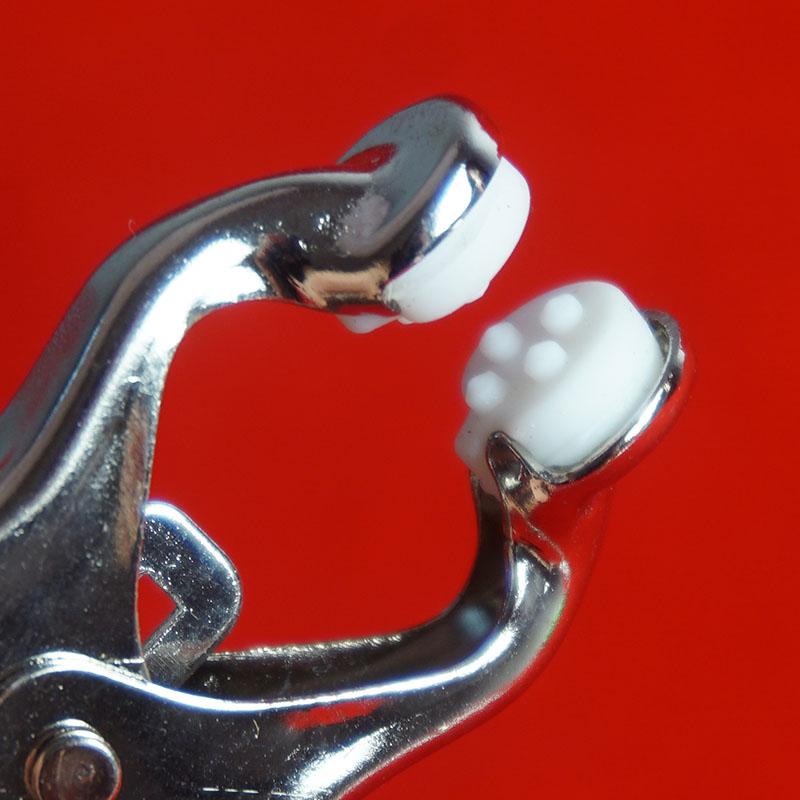 Clover Butterfly Japanese Nipple Clamps,Textured Pads Metal Nipples Clip,Sex Toys for Couples,BDSM,Adult Games