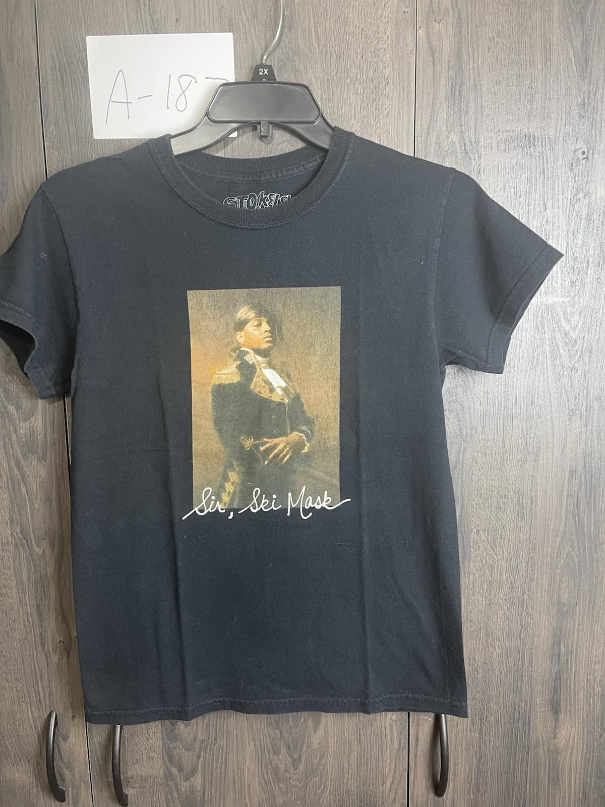 Sir, Ski Mask T Shirt Mens Size Small Black The Slump God Stokeley Graphic Rap Unisex T-Shirt XXXL