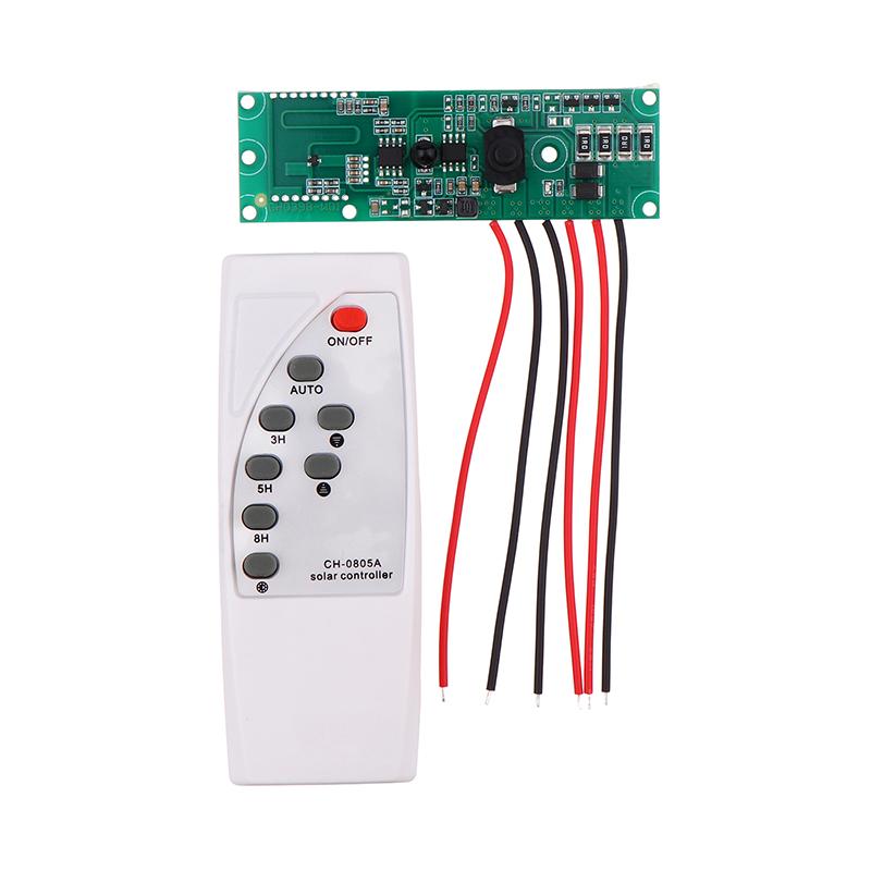 1Set Automatic Control Lamp Board With Remote Controller Human Body Induction Practical Solar Led Driver Board
