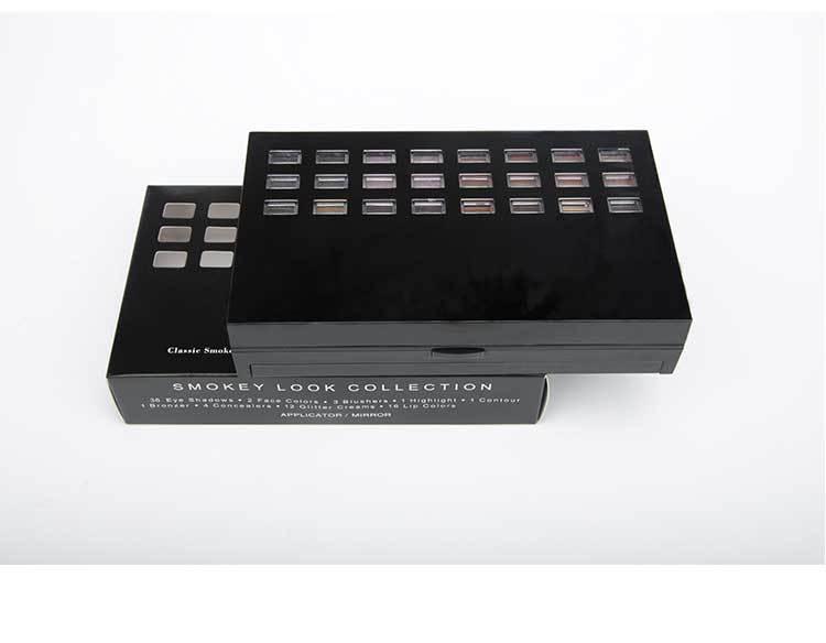74-Color Eyeshadow, Lip Gloss, Blush & Foundation Cream Glitter Makeup Set