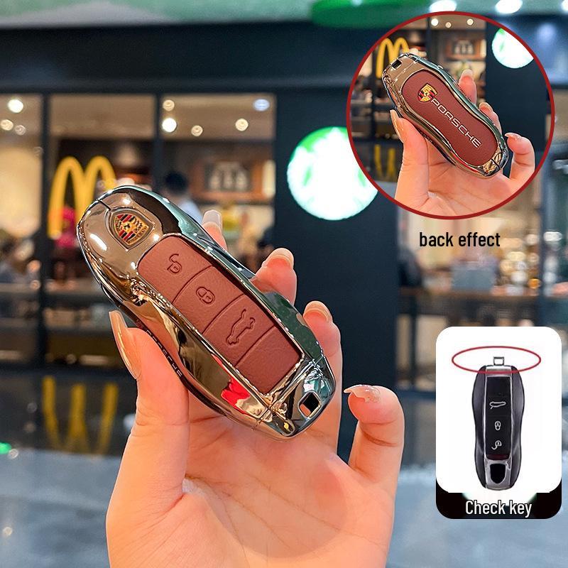 Vlastní kryt klíče pro dálkové ovladače Porsche Panamera, Macan, Cayenne, Taycan a 718