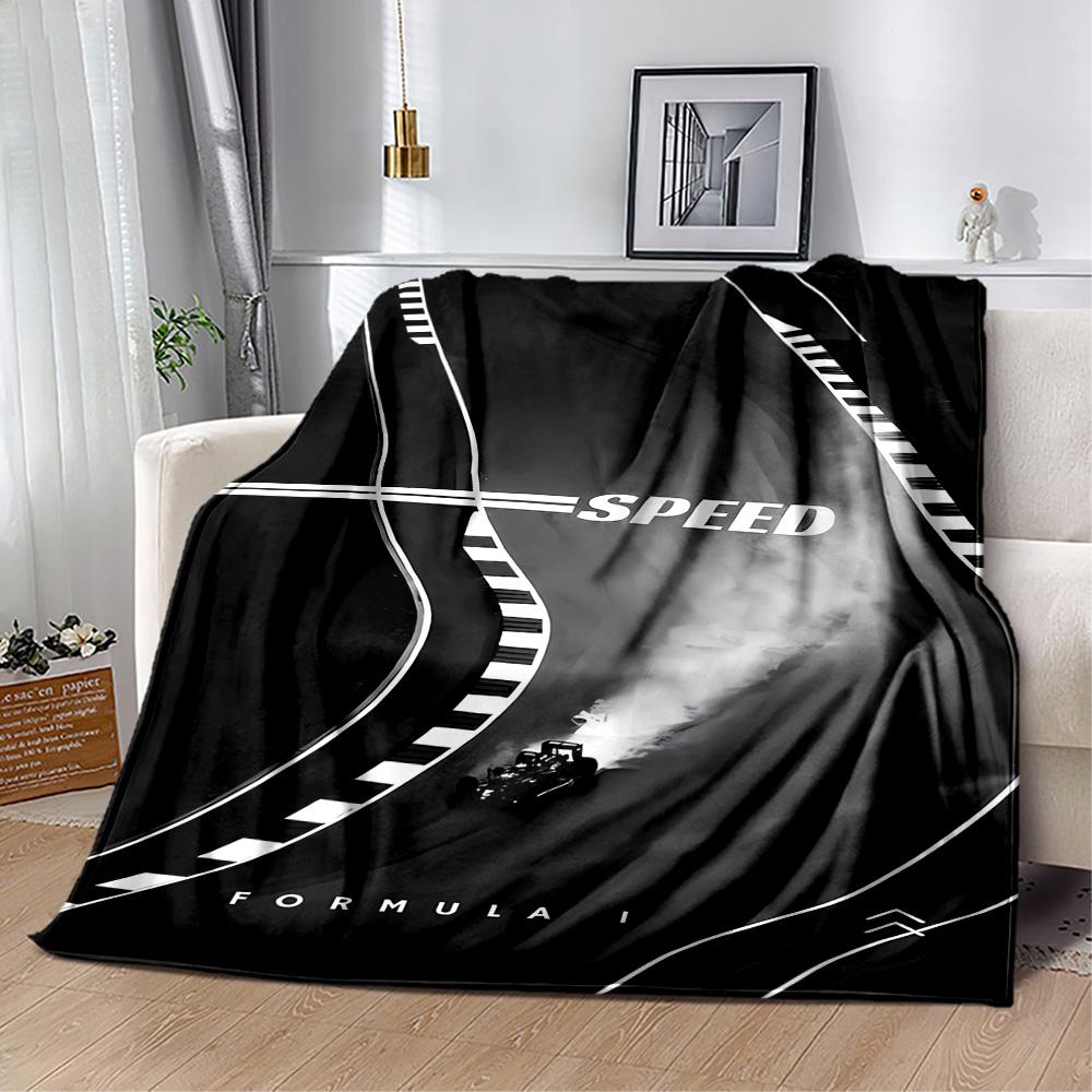 F1 Driver Number Chart Flannel Blanket-Soft and Suitable for Sofas,Beds,Offices,Travel,All Seasons,Great Gift for Holidays and Birthdays.
