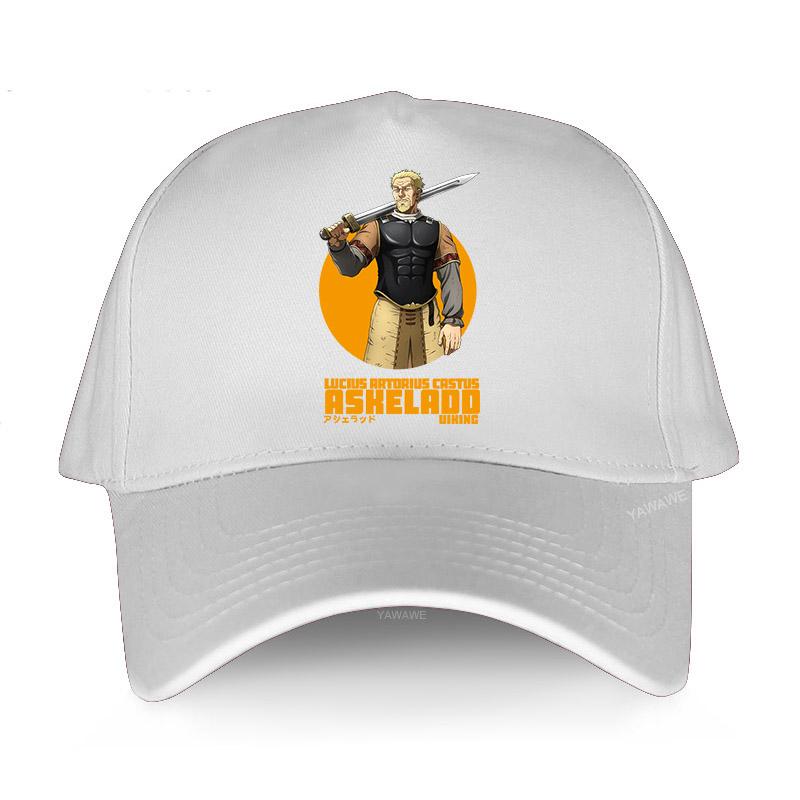 

Брендовые бейсболки для отдыха, дышащий спортивный капот, Мужской Vinland Saga Askeladd, лидер продаж, шляпа для взрослых, летняя роскошная кепка на открытом воздухе