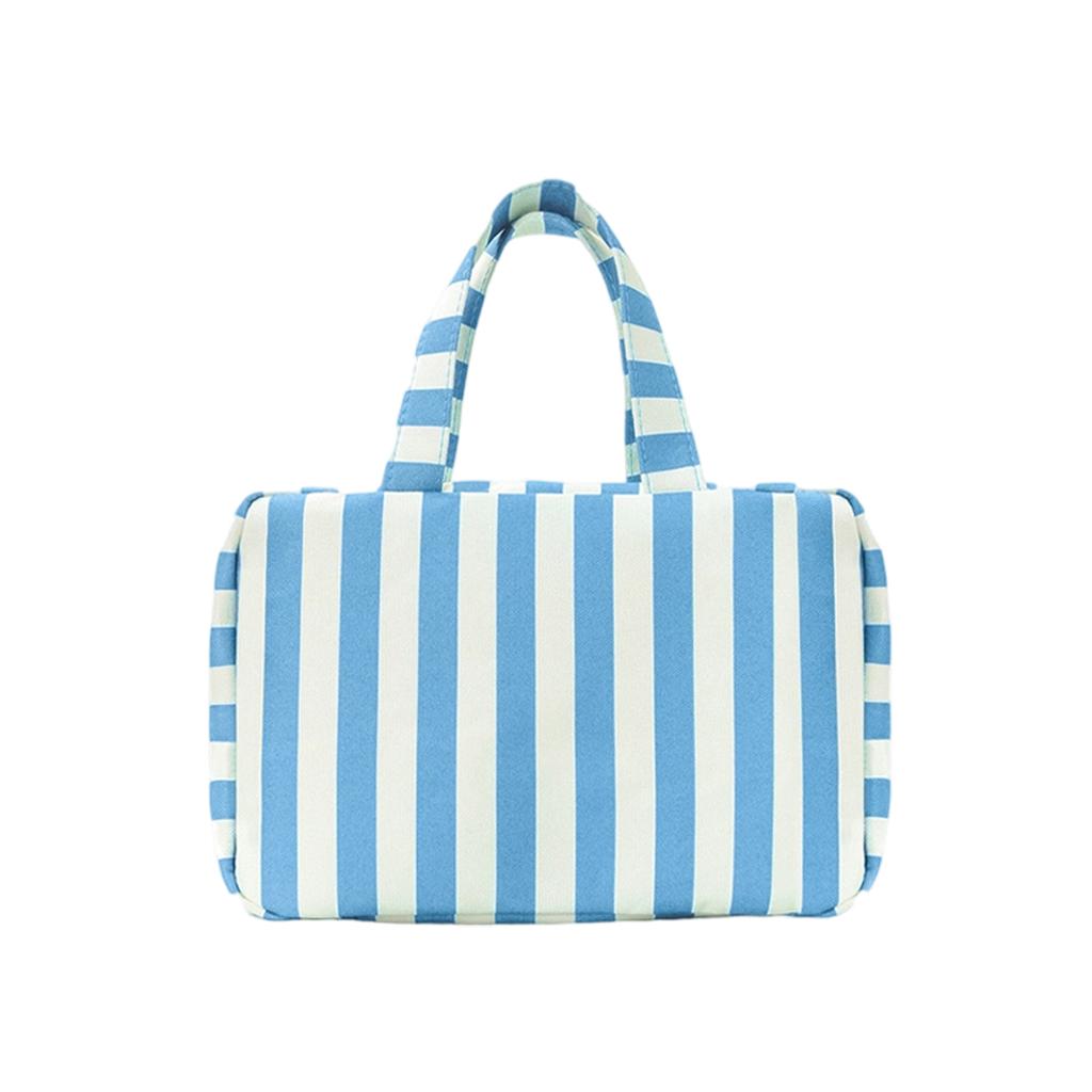 Four-Fold Travel Toiletry Bag with Multiple Pockets for Toiletries, Cosmetics and Travel