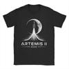 Artemis II Moon Mission Unisex WoUnisex T Shirts Novelty Tee Shirt Short Sleeve O Neck TShirt Cotton Summer Clothing
