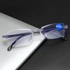 Frameless Trimmed Anti-Blue Reading Glasses Intelligent Zoom Running Rivers And Lakes Reading Glasses Eye Protection Wind Far And Near Dual-Purpose