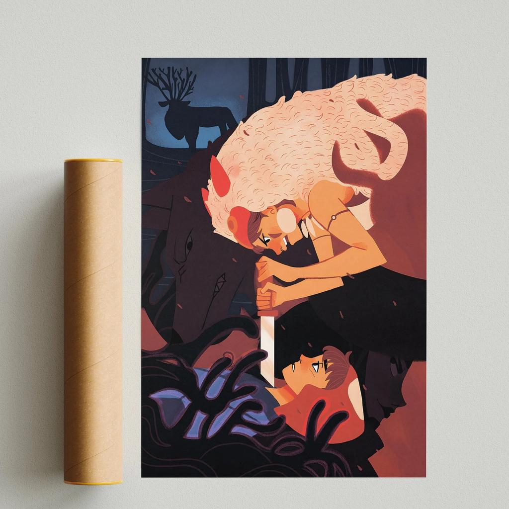 Pop Anime Figure Miyazaki Hayao/Patlabor/Totoro Manga Poster Aesthetic Wall Art Home Kids Kawaii Room Decor Vintage Canvas Print