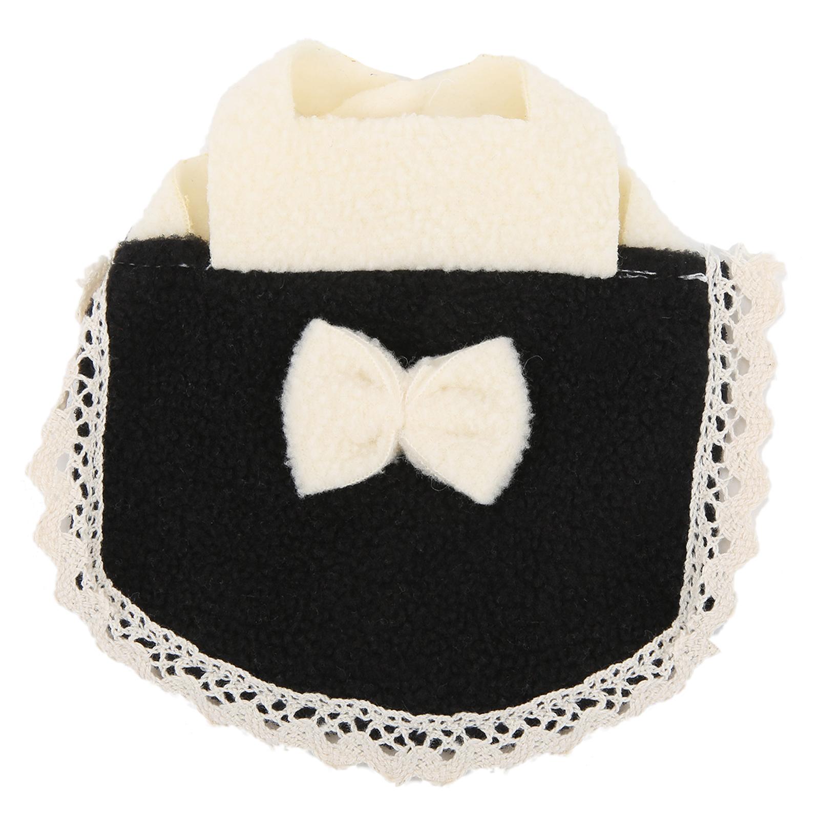 

Накидка для хомяка с бантом Мягкая флисовая мини-одежда для мелких животных(Красный М) M чёрный