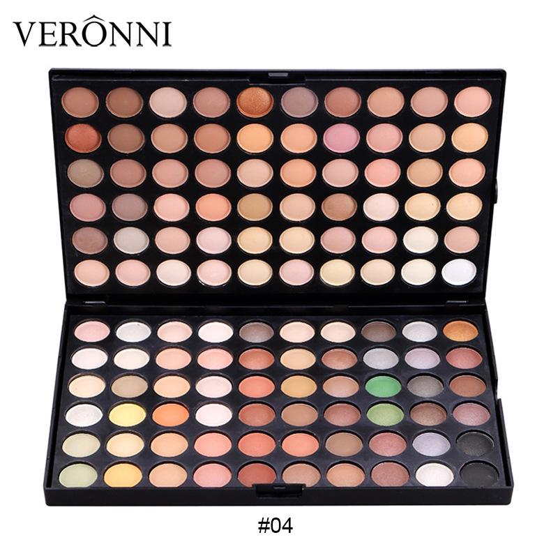 Palette Ombretti 120 Colori Perlescenti & Opachi Tonalità Terra