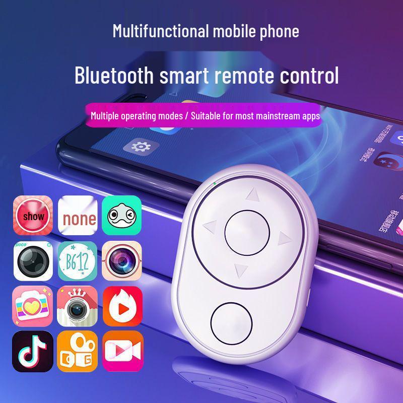 Universal Bluetooth Remote for Photos, Videos & Swiping Apps - Smart Wireless Control