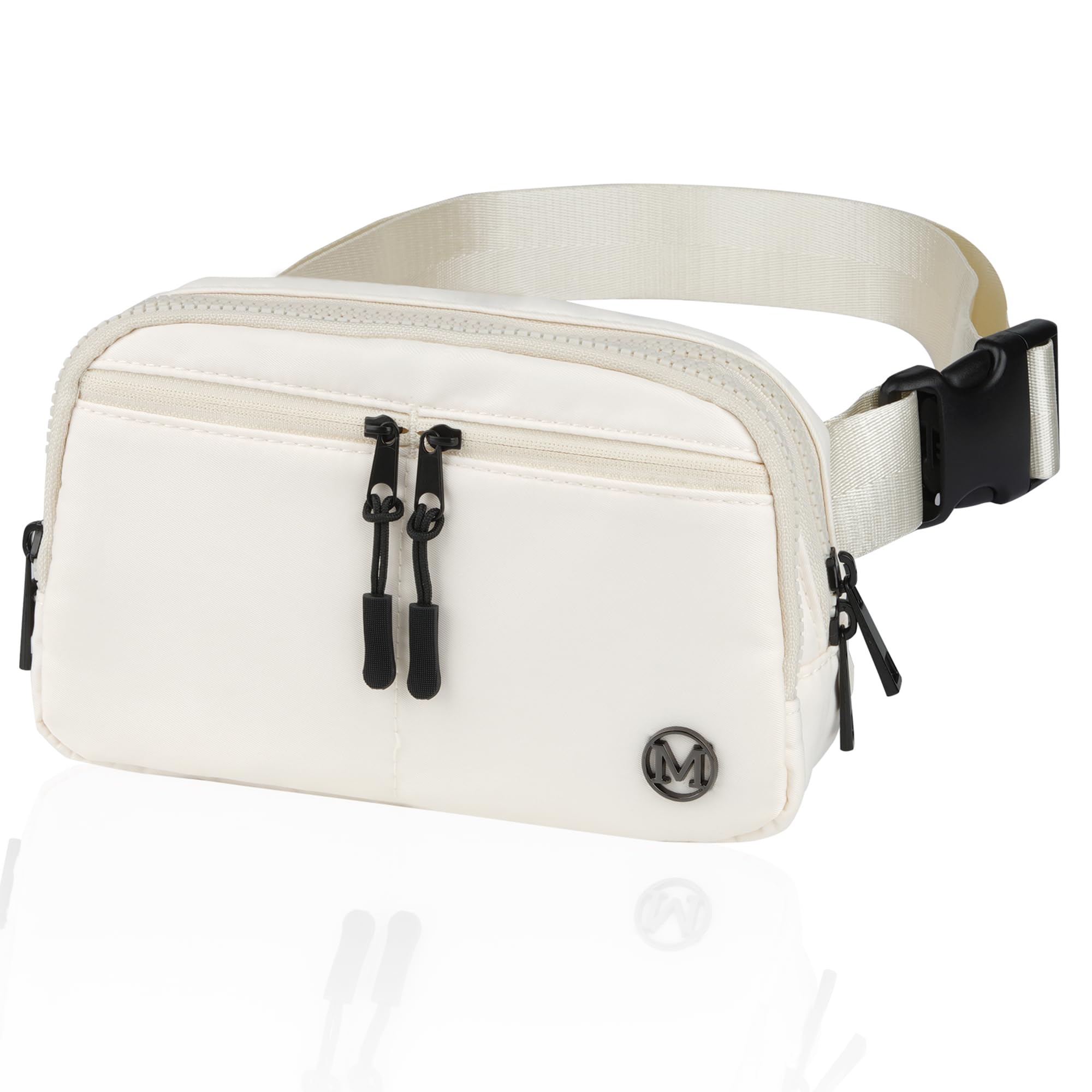 

Waist pouch for women and 5 body for outdoor waist 2L capacity [mokzer] men, waterproof, lightweight, pockets, 3-way small, multi-functional, stylish, бежевий