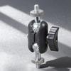Durability Metal Plastic Construction Double Ball Dead Adapter for Camera Tripods Mic Stand Featuring Easy Installation