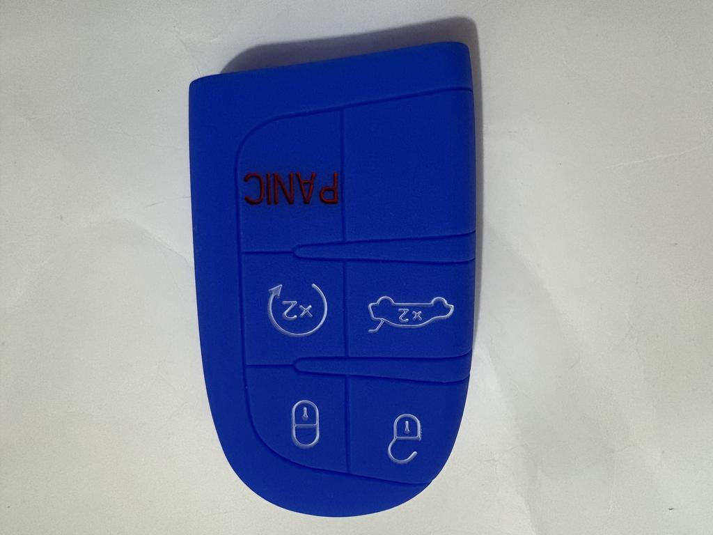 Silicone Car Key Case Cover For Jeep Renegade Compass Grand Cherokee For Chrysler Wrangler For Dodge Challenger Journey Charger