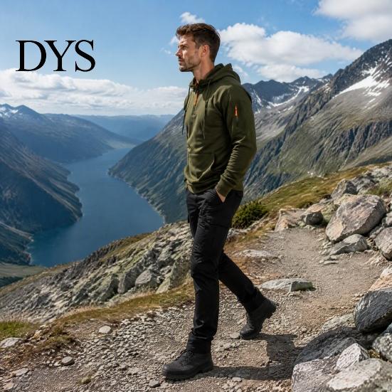 Versatile Active Top for Cycling Men's Quarter Zip Up Hoodies, Long Sleeve Hooded Sweatshirt, Warm Sweatshirt School Daily Wear Casual Fall