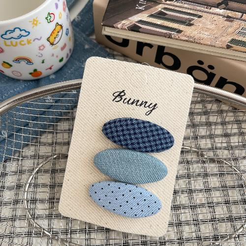 3pcs Fabric Water Drop BB Clip Polka Dot Hair Clip Hairpin Cute Children Hairpin Bangs Side Clip Headwear Girls Hair Accessories