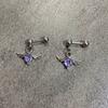 Stainless Steel Angel Wing Heart Stud Earrings Hypoallergenic Ear Studs Lightweight Jewelry For Women Everyday Wear