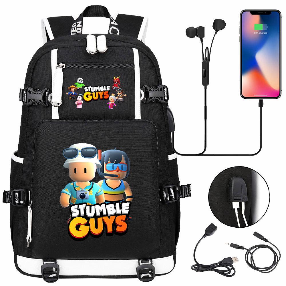 Jungs Rucksack USB Lade Computer Schultasche Business Tasche Wasserdicht Rucksack College Daypack