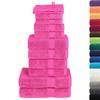 VidaXL Ensemble de Serviettes de Qualité Supérieure 12 pcs, Essuie-mains, Serviettes de Douche, Draps de Bain, Serviettes 137586