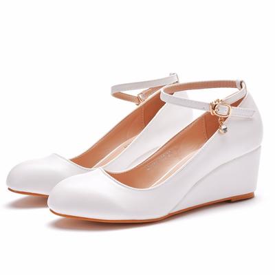 Pantofi de damă cu toc scurt, sexy pentru pedichiură, cu toc înalt subțire, pantofi casual cu gură mică și vârf rotund