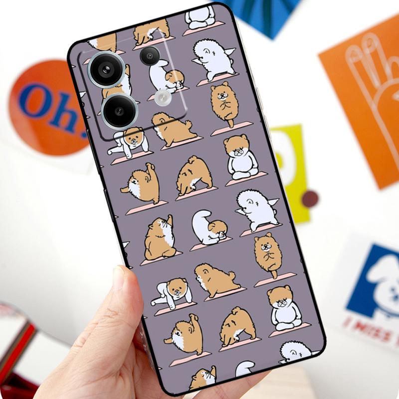 Pomeranian Dog Funda For Xiaomi Redmi Note 11 10 12 13 14 Pro 11S 12S Case For Redmi 15 10C 13C 12C 14C 15C