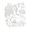Family Fishing Die-Cut Fish Cutting Dies for DIY Card Photo Embossing Decoration