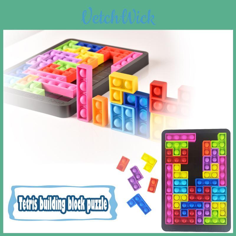 Tetris Blocks Puzzle Game For Stress Relief Perfect For Sensory Play And Fun