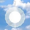 Aluminum Diy Heat Transfer 3d Wind Chime Hanging Ornament For Home Decor And Gift