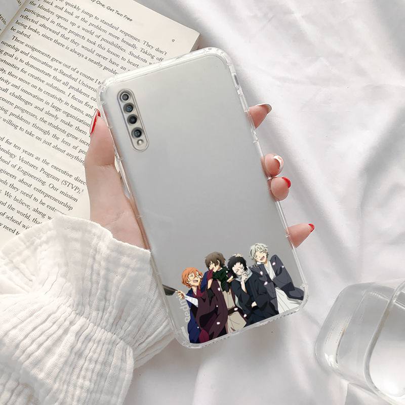 Bungou Stray Dogs Dazai Osamu Anime Phone Case Transparent for Xiaomi Redmi Note X F Poco 10 11 9 7 8 3 I T S Pro Cover Shell