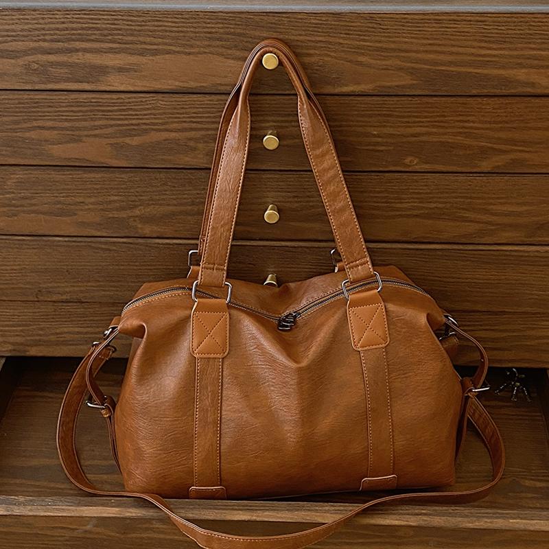 Minimalist Women's Handbag,soft PU Leather Material,large Capacity,solid Color,crossbody Bag,suitable for Travel and Shopping,fashionable Shoulder Bag