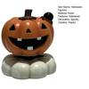Seasonal Home Accents Spooky Halloween Figurine, Small Resin Rotating Ghost Skull Pumpkin Gravestone Rustic Decorations Statue, Collectible