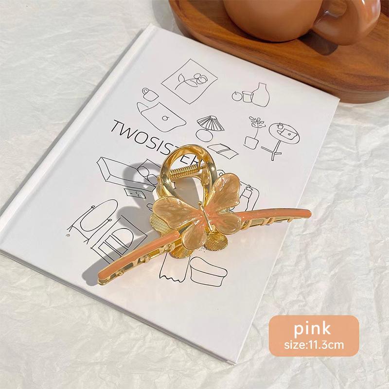 

1 шт. Новые аксессуары для волос, милая заколка-бабочка, высококлассный темперамент, заколка для волос, женский затылок, большая заколка для волос