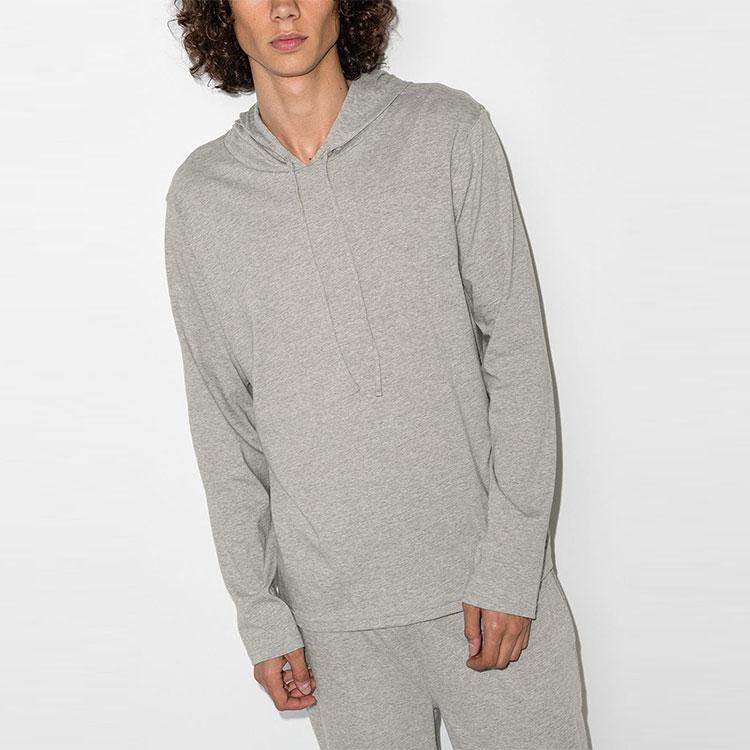 Felpa con cappuccio Polo Ralph Lauren con logo ricamato a tinta unita Uomo felpe Grigio 714844760-002