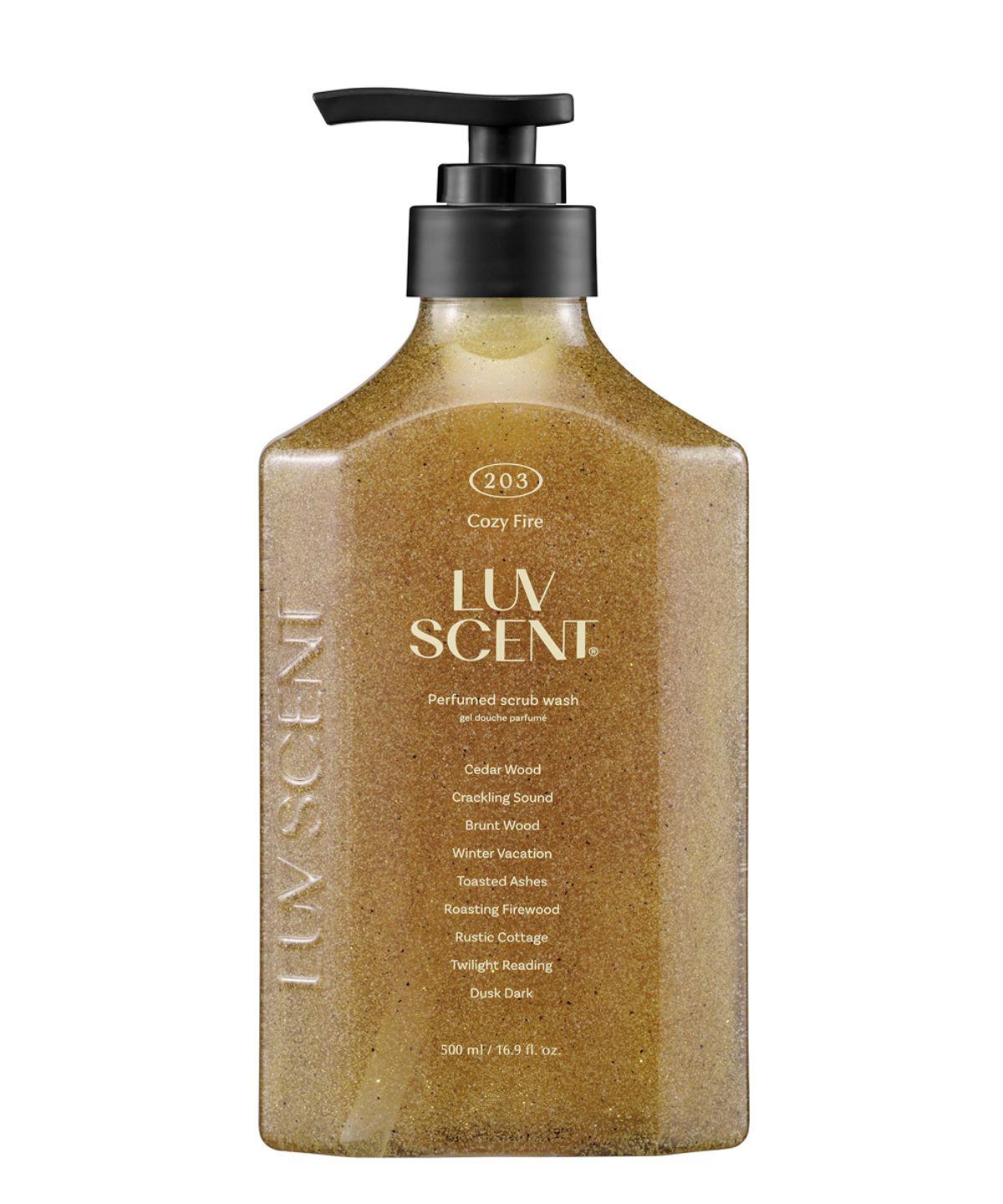 Scrub Wash Cozy Fire Cedarwood Scent 500ml