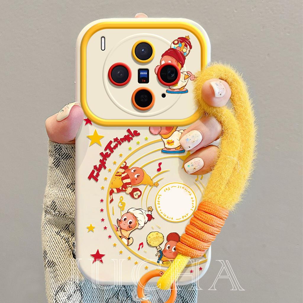 Applicable to vivox111 mobile phone case cartoon cute VIVOx111pro design sense new record star person