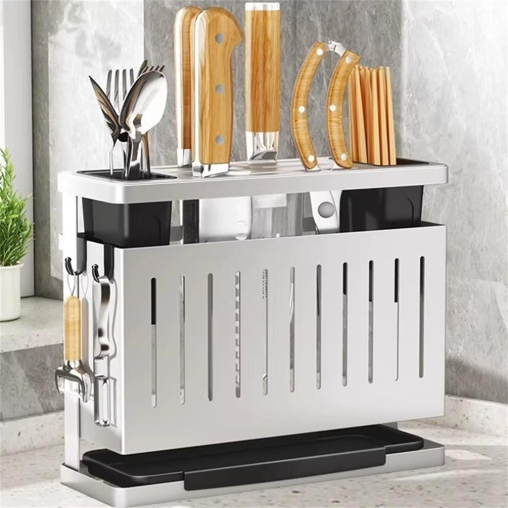 Detachable Kitchen Storage Rack Carbon Steel Drain Rack Kitchen Organizer  Countertop Placement