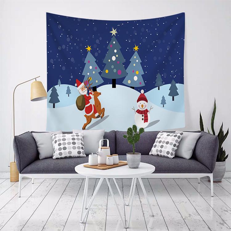 Tapiserie decor pentru casă Ornament de Crăciun Decor boem Dormitor Sufragerie Tapiserie de perete Semineu Tapiserie tapeçaria de natal