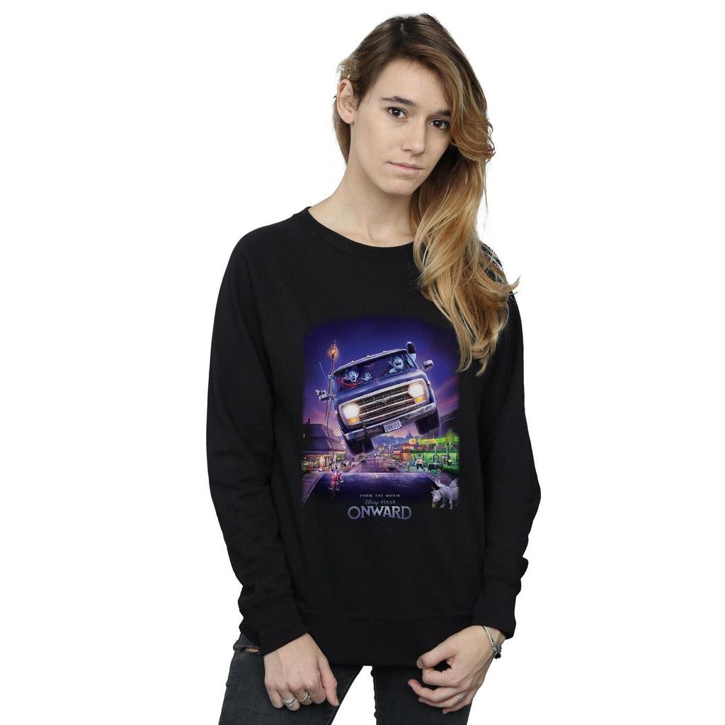 Disney Womens/Ladies Onward Gwniver Poster Sweatshirt