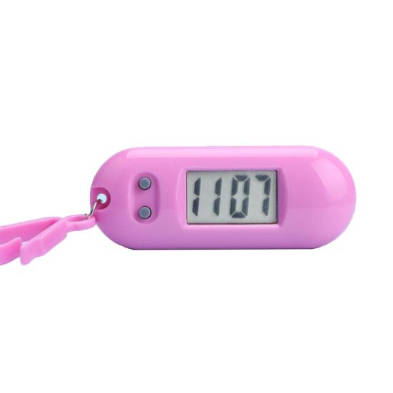 Electronic Clock Silent Display Portable Student LCD Digital Exam Study Desktop Clock Keychain