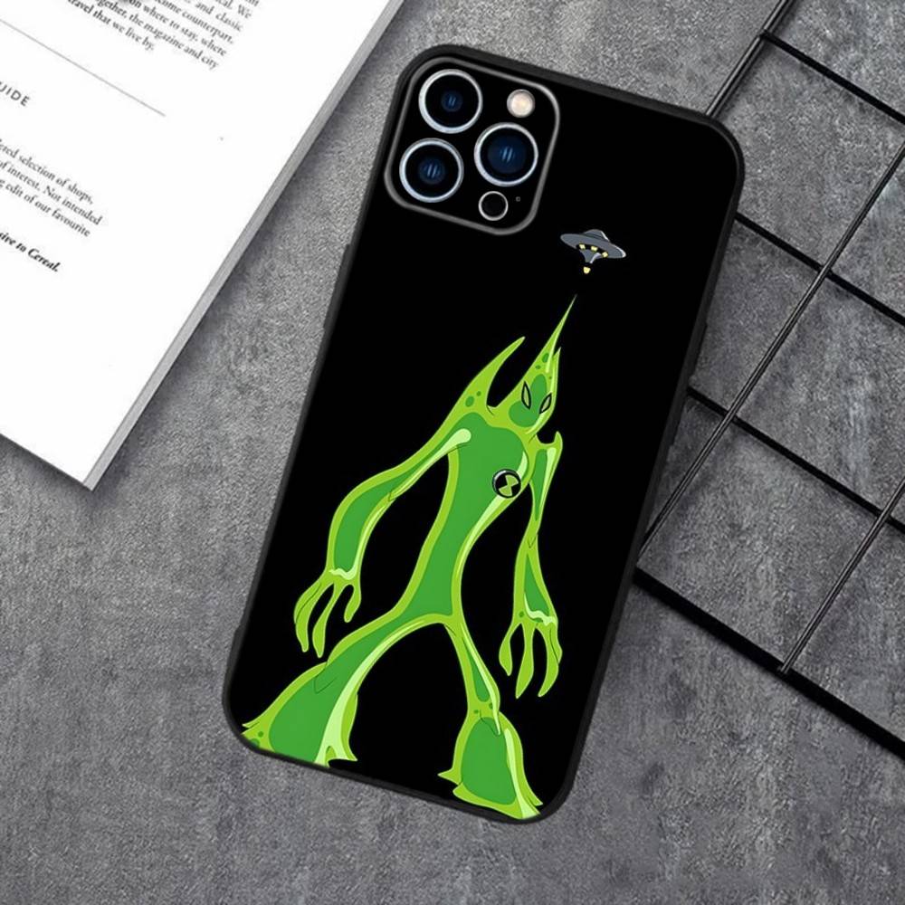 B-Ben 10 Cartoon For iPhone 17,16,15,14,13,12,11 Plus,Pro,Max,XR,XS,X,7,8,SE,Mini Silicone Soft Durable Shell Phone Case