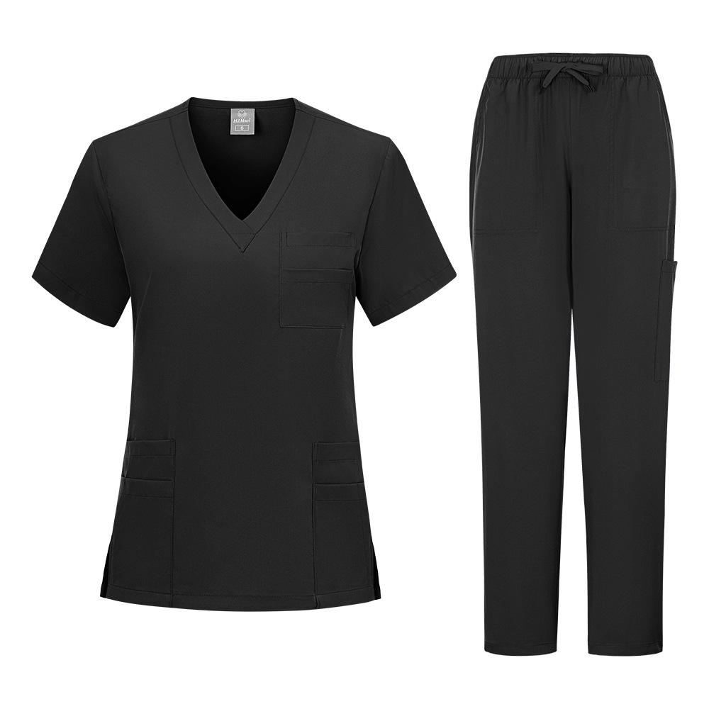 Unisex Medical Scrub Suit - Sweat-Absorbing, Heat-Dissipating Workwear for Hospital Operating Rooms